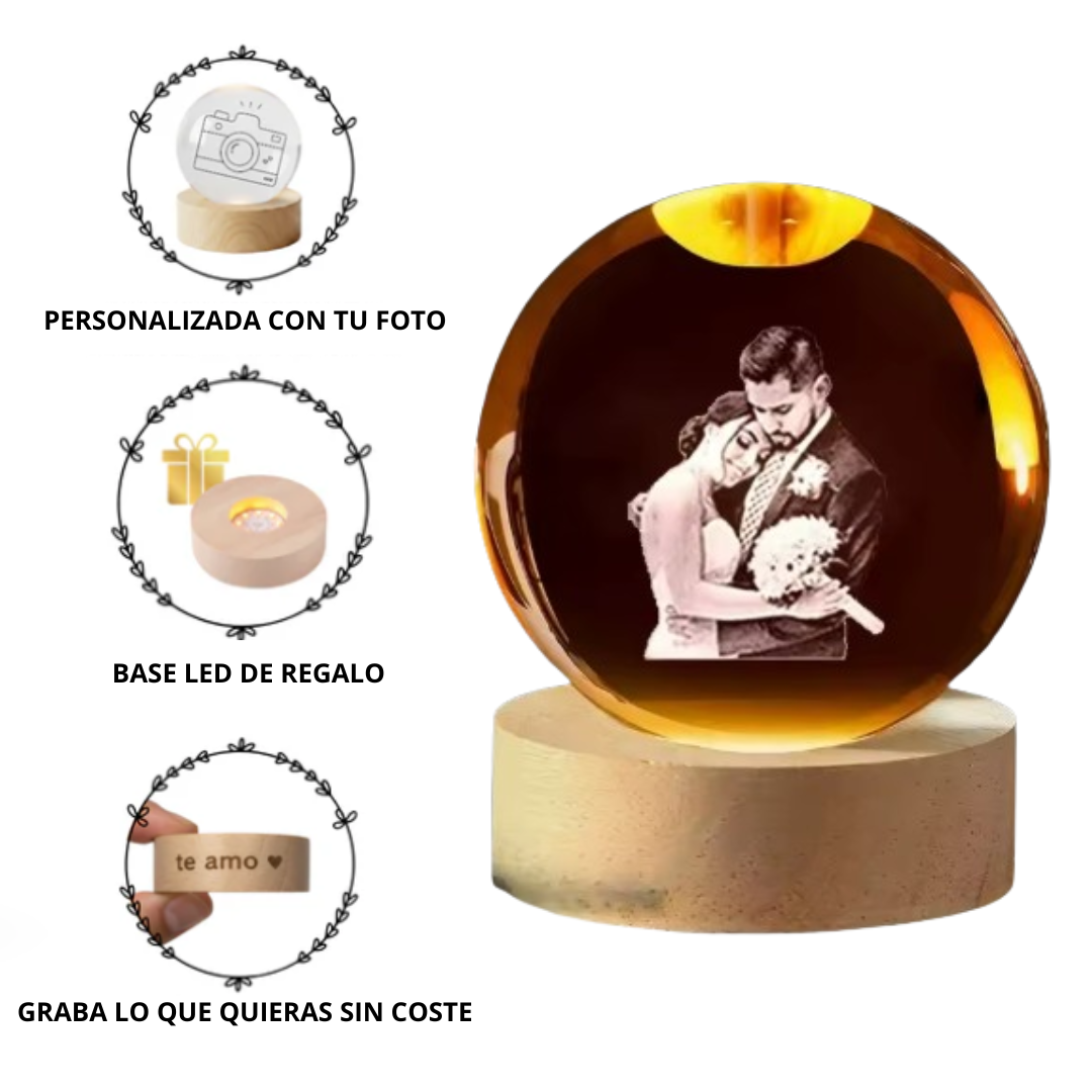 Esfera de Cristal Personalizada